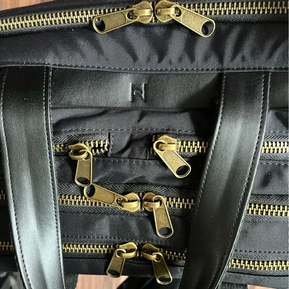 Nomad Lane Black Bento Bag Travel Carry On Personal Item Duffle Weekend - Picture 8 of 16